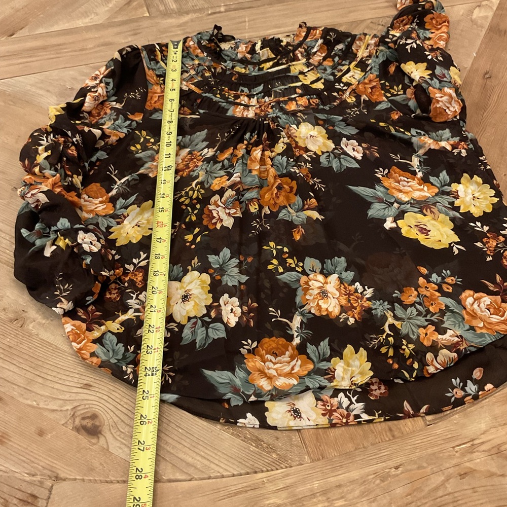 Veronica Beard Ares Silk Floral Blouseβ NWT - Picture 9 of 9